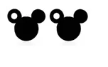 Mickey Trend Black Stud
